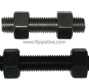 Black Double Threaded Stud Bolt And Nut Made in China