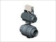 Pneumatic ball valve