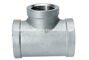 Customized investment casting stainless steel pipe fitting tee